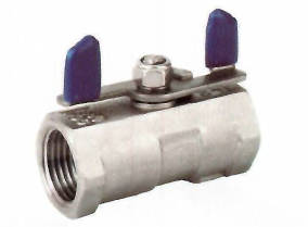 带检测孔一片式球阀