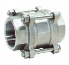 3PC内螺纹弹簧止回阀