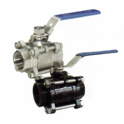 三片式内螺纹球阀